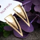 Серьги Xuping Jewelry длина 2.4см медицинское золото позолота 18К с1204 - изображение 2