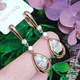 Серьги Xuping Jewelry длина 4.1см ширина 1.1см медицинское золото позолота 18К с1544 - изображение 3