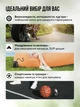 Аккумуляторный компрессор портативный автомобильный воздушный насос для машины шин мотоцикла велосипеда мяч надувных игрушек и матрасов беспроводной универсальный с фонарем цифровым лед дисплеем манометр мобильный OnePro Черный 73556 - изображение 4