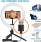 Комплект блогера 2в1 ACCLAB Ring of Light (Держатель с LED лампой, AL-LR101) (1283126502033) - изображение 3