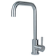 Смеситель для кухни кухонный Г-гусак на гайке KT Ø35 SS AQUATICA KT-4B270P (9722111) (OPT-8001) - изображение 1