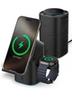Док-станція Spigen Essential EF223MS Qi2 3in1 Wireless Charger Black (ACH09542) - зображення 1