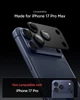 Скло на камеру Spigen EZ Fit Optik Pro XL 1-Pack до iPhone 17 Pro Max Black (AGL10649) - зображення 10