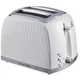 Тостер Russell Hobbs Honeycomb 850Вт, широкі слоти, пластик, білий - изображение 1
