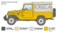 Збірна модель 1:24 автомобіль Toyota Land Cruiser BJ-44 Italeri 3630 - изображение 5