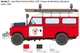 Збірна модель 1:24 автомобіль Land Rover Fire Truck Italeri 3660 - зображення 6
