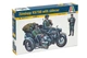 Збірна модель 1:35 мотоцикл Zundapp KS750 з коляскою Italeri 0317 - изображение 2