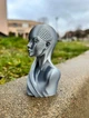 Футуристична скульптура бюст незнайомки для декору. Aivory - изображение 2