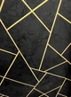Обои виниловые горячего тиснения на флизелиновой основе Onyx 10,05x1,06м Черные с золотом (WR4906) - изображение 3