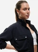 Куртка демисезонная короткая женская Koton 5WAK10096NK L Черная (8684288450065) - изображение 2