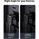 Кабель мультимедийный HDMI M to HDMI M 2.0m 90° corner HD103 black Ugreen (10173) - изображение 4