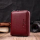 Гаманець ST Leather З натуральної шкіри Бордовий (22450) - зображення 3