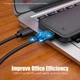 Дата кабель USB 3.0 AM/AM 2.0m 5Gbps black Essager (EXCAA-YTD01) - зображення 5