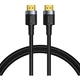 Кабель мультимедийный HDMI M to HDMI M 3.0m Baseus (CADKLF-G01) - изображение 1