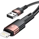 Дата кабель USB 2.0 AM to Lightning 2.0m 2.4A brown Essager (EXCL-XCA12) - изображение 2