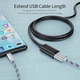 Дата кабель USB 3.0 AM/AF 1.5m Essager (EXCAM-YTA01) - изображение 11