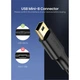 Дата кабель USB 2.0 AM to Mini 5P 1.5m US132 black Ugreen (10385) - изображение 2