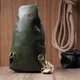 Сумка Vintage Из экокожи Зеленая (22755) - изображение 4