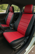 Авточохли на Moskvich 426 Auto Style екокожа чорно червоний - зображення 1