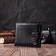 Гаманець ST Leather З натуральної шкіри Чорний (22553) - зображення 3