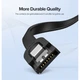 Кабель для передачи данных SATA 3 Data Cable 0.5m 90° corner US217 Black Ugreen (30797) - изображение 3
