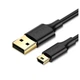 Дата кабель USB 2.0 AM to Mini 5P 1.0m US132 black Ugreen (10355) - зображення 1