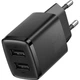 Зарядний пристрій Baseus Compact Charger 2U Black (CCXJ010201) - зображення 2