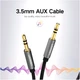 Кабель мультимедійний 3.5mm M to 3.5mm M 0.5m AV119 black Ugreen (10732) - зображення 10