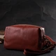 Сумка Vintage Женская с двумя ремнями из натуральной кожи Коричневая (22273) - изображение 10