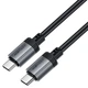 Дата кабель USB-C to USB-C 1.2m 3A aluminum alloy C20-03 Black Acefast (6974316283775) - зображення 3