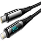 Дата кабель USB-C to Lightning 1.0m 20W Digital Display black Essager (EXCTL-YD01) - изображение 6