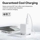 Зарядное устройство Baseus Palm Fast Charger C+U 20W moon white (P10111608213-00) - изображение 7