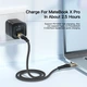 Дата кабель USB-C to USB-C 1.0m 100W black Essager (EXCTT1-XJ01-P) - зображення 7