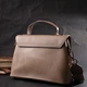 Сумка Vintage Женская сэтчел из натуральной кожи Бежевая (22292) - изображение 4