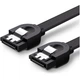 Кабель для передачи данных SATA 3 Data Cable 0.5m US217 Black Ugreen (30796) - изображение 1