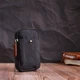 Сумка Vintage Чехол на пояс с металлическим карабином из текстиля Черная (22223) - изображение 10