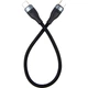 Дата кабель USB-C to USB-C 0.25m black Dengos (NTK-TC-TC-SHRT-BLACK) - зображення 1