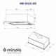 Вытяжка кухонная Minola HBI 5025 I LED - изображение 5