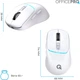 Мышка OfficePro M468W Wireless/Bluetooth White (M468W) - изображение 7