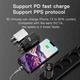 Зарядное устройство Essager 1xUSB + 1xUSB-C PD30W black (ECTPQS-ZTB01) - изображение 5