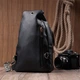 Сумка Vintage Из крупнозернистой экокожи Черная (22763) - изображение 7