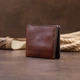 Портмоне Grande Pelle В гладкой коже Коричневое (11308) - изображение 5