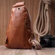 Сумка Vintage Женская слинг из экокожи Рыжая (22749) - изображение 5