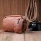 Сумка Vintage Женская кросс-боди с монетницей из экокожи Рыжая (22795) - изображение 4