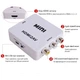 Перехідник HDMI в AV (RCA тюльпан) адаптер. Чорний - зображення 3