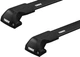 Багажник на інтегровані рейлінги Thule WingBar Edge Black для Honda HR-V (mkII) 2013-2022 (TH 7214B-7213B-7206-6093) - изображение 1