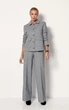 Женские классические прямые брюки с эластичным поясом Берлин STYLE NIKA MKSN2372/2-01 - 46, Сірий - изображение 1