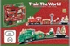 Новогодний поезд Train The World движущийся поезд с фигурками санты и снеговика колеи в комплекте работает от батареек - изображение 2