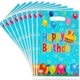 Пакети подарункові дитячі поліетиленові Happy Birthday 16 х 25 см 10 шт (031531) - зображення 4