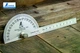 Угольник транспортир SHINWA 180° с линейкой 100 мм нержавеющая сталь точность 1° (31861) - изображение 2
